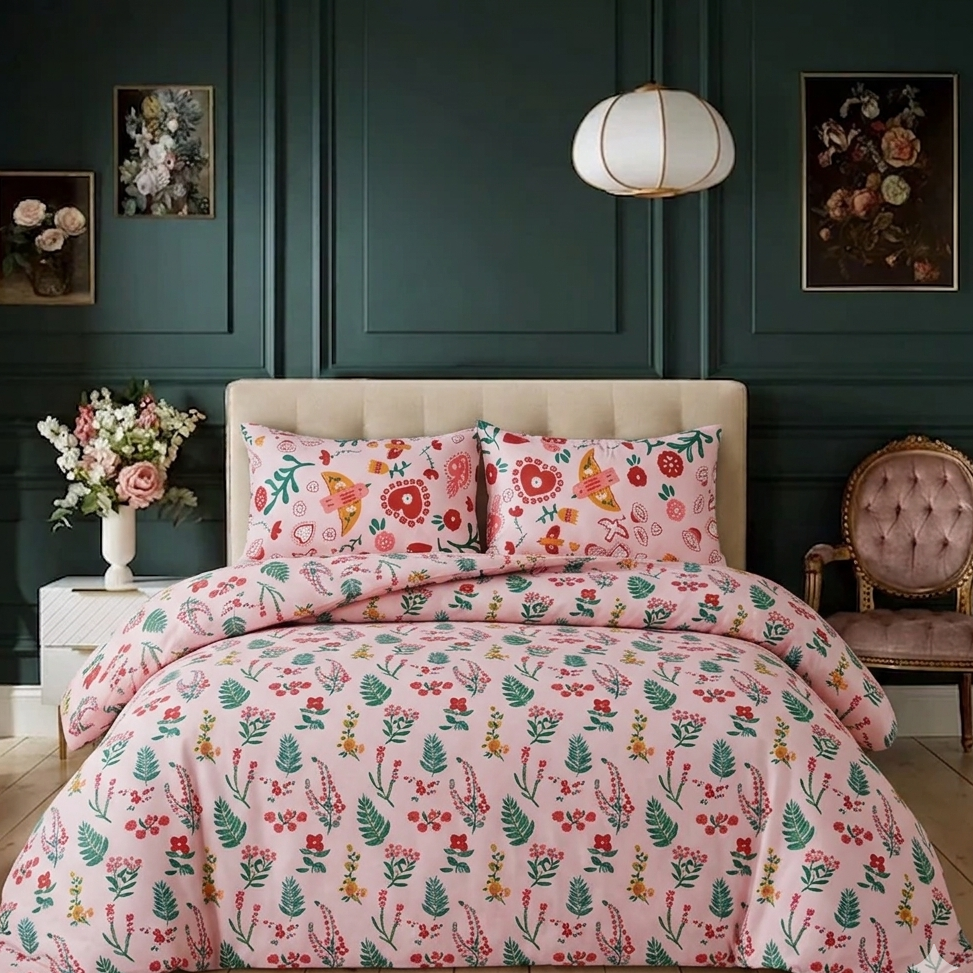 Export Quality King Size Bed Sheet  3 Pieces