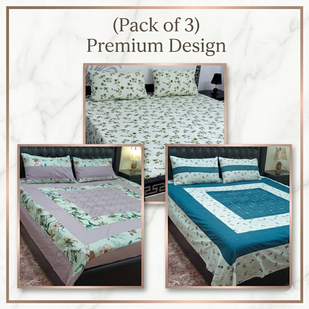 Luxury Bedding Set (Pack of 3)