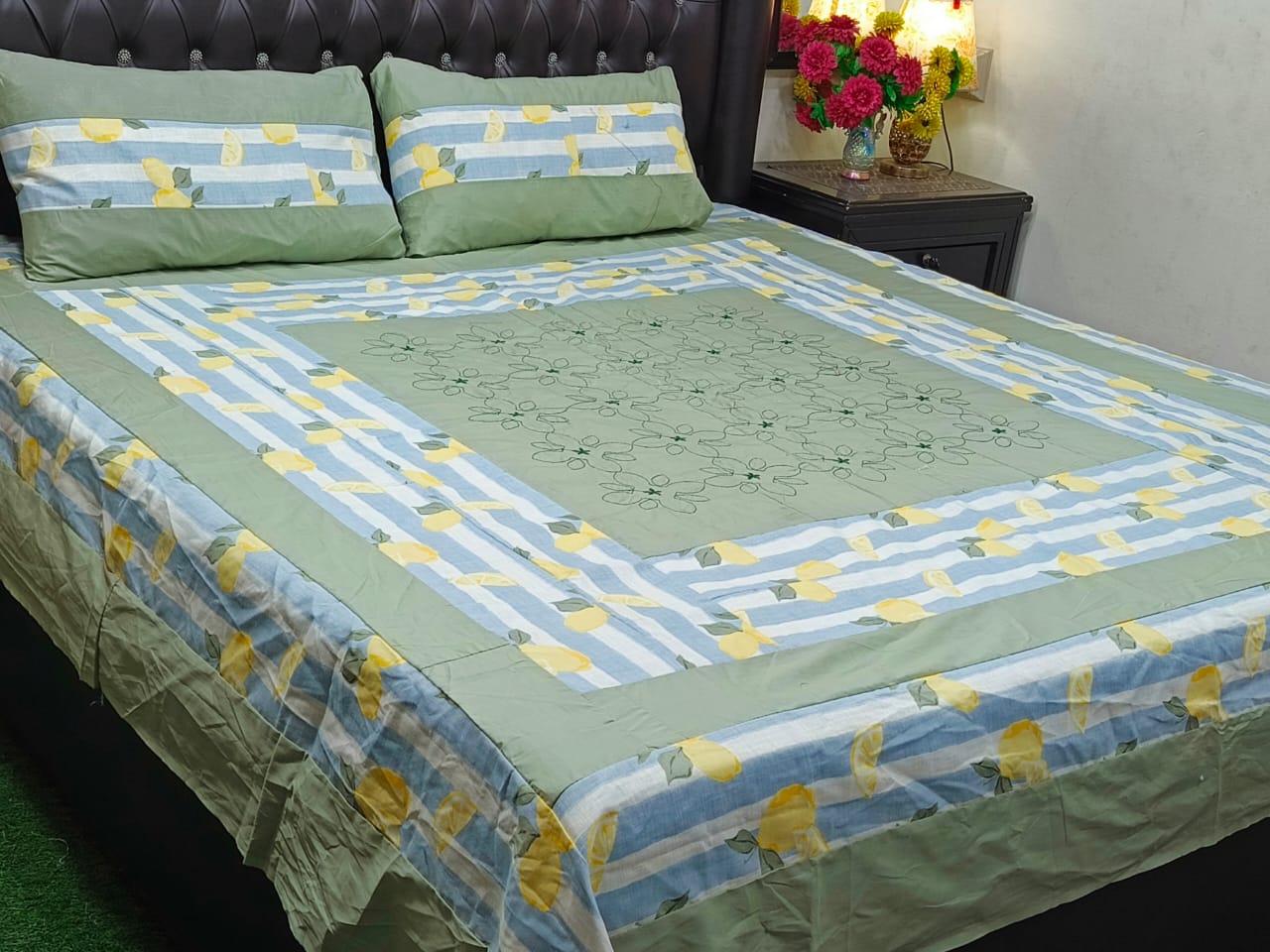 Patch Work Bedsheet - Pur Cotton
